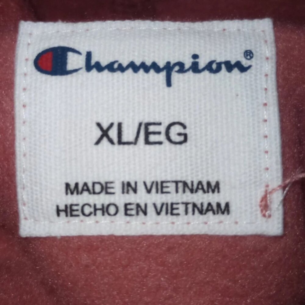 NWT Champion Women's Sandalwood Red Fleece Hoodie Pullover Sweatshirt Size XL - Picture 6 of 11